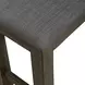 Bayview Gray Upholstered Counter Height Dining Bench