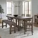 Riverview Bay Sandstone 94" Extendable Rectangular Gathering Table