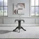 Bayview Sandstone 36" Extendable Round Drop Leaf Dining Table