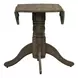 Bayview Sandstone 36" Extendable Round Drop Leaf Dining Table