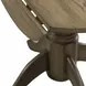 Bayview Sandstone 36" Extendable Round Drop Leaf Dining Table