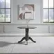Bayview Sandstone 36" Extendable Round Drop Leaf Dining Table