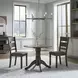 Bayview Sandstone 36" Extendable Round Drop Leaf Dining Table