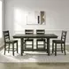 Bayview Sandstone and Gray 5 Piece Extendable Gathering Dining Set