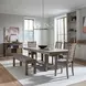 Riverview Bay Sandstone 94" Extendable Rectangular Gathering Table