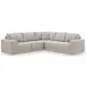 Next-Gen Gaucho Gray 5 Piece Modular Sectional