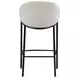 Chadwick Beige And Glossy Black Sloped Arm Bar Stool Set of 2
