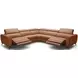 Lorenzo Caramel Italian Leather Reclining Sectional