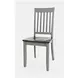 Decatur Lane Grey Slat Back Side Chair Set of 2