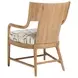 Los Altos Radford Cream Upholstered Accent Chair