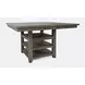 Outer Banks Driftwood Gray 9 Piece Counter Height Dining Set with Storage