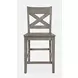 Outer Banks Driftwood Gray 9 Piece Counter Height Dining Set with Storage