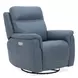 Sawyer Marine Leather Swivel Glider Recliner with Power Headrest & Lumbar