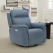 Sawyer Marine Leather Swivel Glider Recliner with Power Headrest & Lumbar