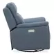 Sawyer Marine Leather Swivel Glider Recliner with Power Headrest & Lumbar