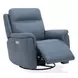 Sawyer Marine Leather Swivel Glider Recliner with Power Headrest & Lumbar