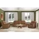 Sawyer Harvest Leather 77" Zero Gravity Power Reclining Loveseat with Console and USB Charging
