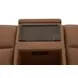 Sawyer Harvest Leather 6 Piece Modular Zero Gravity Power Reclining Sectional with Power Lumbar and USB Charging
