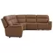 Sawyer Harvest Leather 6 Piece Modular Zero Gravity Power Reclining Sectional with Power Lumbar and USB Charging