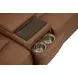 Sawyer Harvest Leather 6 Piece Modular Zero Gravity Power Reclining Sectional with Power Lumbar and USB Charging