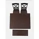 Asbury Park Black and Brown 4 Piece Dining Set with Bench