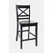 Asbury Park Black and Brown 4 Piece Counter Height Dining Set with Bench