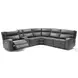 Cozy Grey Power Reclining Sectional