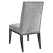 Lowell Blue Upholstered Side Chair with Nailhead Trim