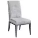 Lowell Blue Upholstered Side Chair with Nailhead Trim
