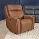 Warren Brown Leather Zero Gravity Power Recliner with Power Lumbar and USB Charging