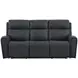 Warren Gray Leather Zero Gravity Power Reclining Living Room Set