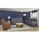 Warren Gray Leather Zero Gravity Power Reclining Living Room Set