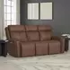 Warren Saddle Leather 87" Zero Gravity Power Reclining Sofa with Power Lumbar and USB Charging