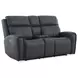 Warren Gray Leather Zero Gravity Power Reclining Living Room Set