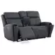 Warren Gray Leather Zero Gravity Power Reclining Living Room Set