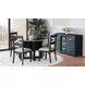 Altamonte Dark Charcoal 48" Round Glass Top Dining Table