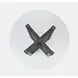 Altamonte Brushed Gray 48" Round Glass Top Counter Height Dining Table