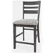 Altamonte Brushed Grey Ladder Back Counter Height Stool Set of 2