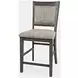 Altamonte Brushed Grey Upholstered Counter Height Stool Set of 2