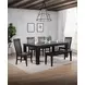 Ashford Black and Rustic Walnut Side Chair