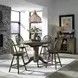 Pine Crossing Antique Honey 5 Piece Extendable Gathering Dining Set