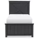 Flatiron Midnight Twin Panel Bed