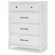 Flatiron Aged White 4 Drawer Youth Chest
