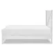Flatiron Aged White Full Panel Bed
