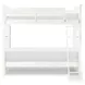 Flatiron Aged White Twin Over Twin Bunk Bed