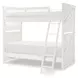 Flatiron Aged White Twin Over Twin Bunk Bed