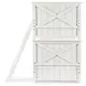 Flatiron Aged White Twin Over Twin Bunk Bed
