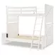 Flatiron Aged White Twin Over Full Bunk Bed