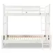 Flatiron Aged White Twin Over Full Bunk Bed