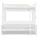 Flatiron Aged White Twin Over Full Bunk Bed